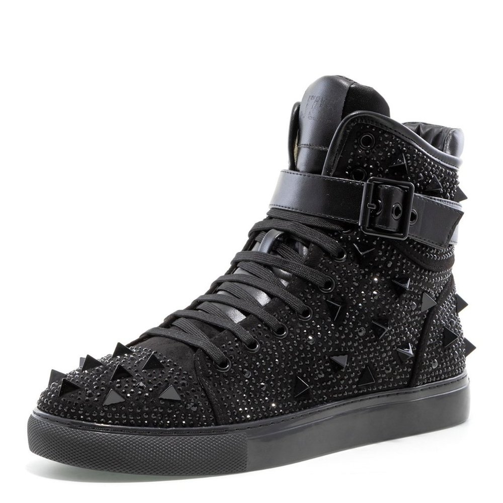 Men's J75 by Jump Soros Black High Top Sneakers NWT